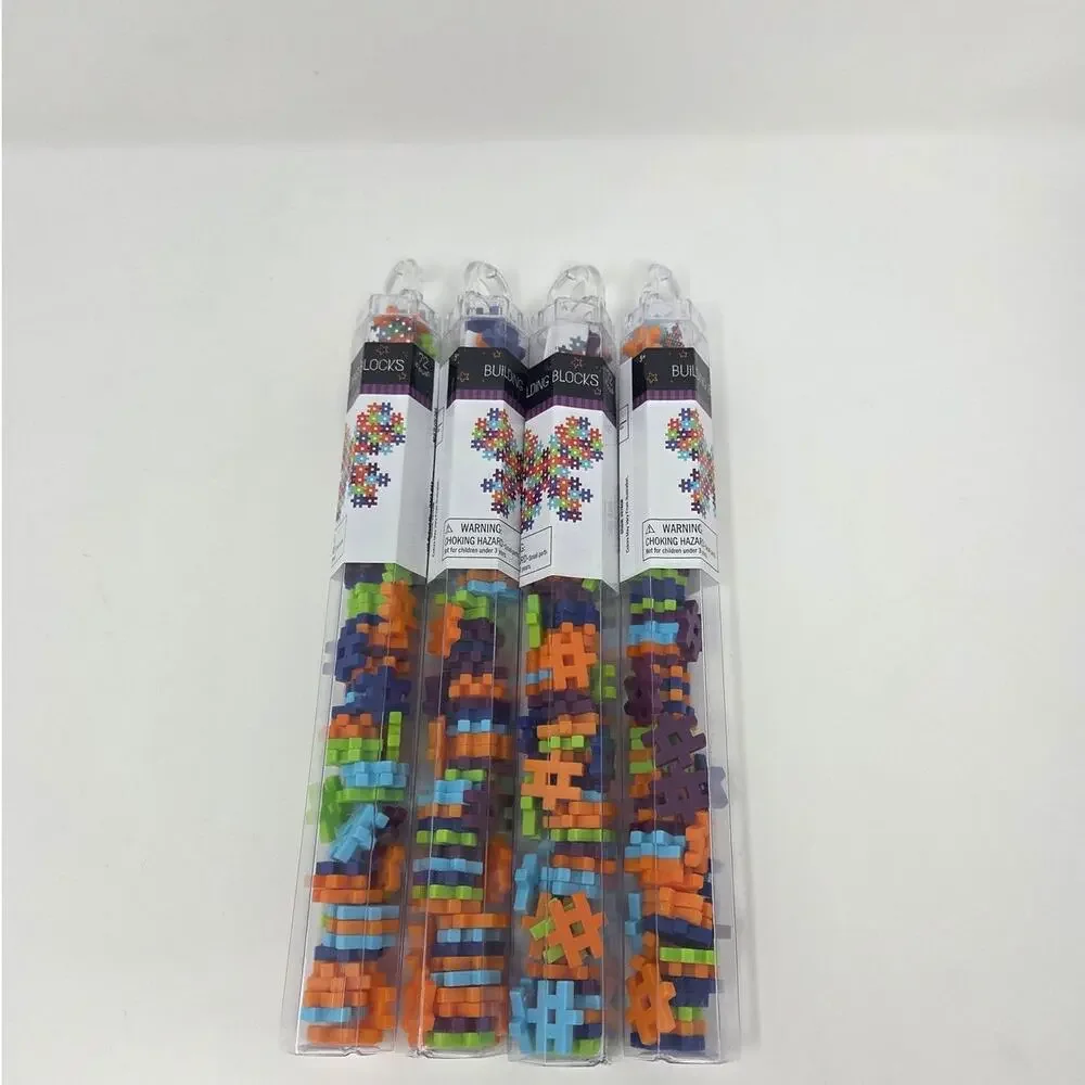 Building Blocks Halloween Multi-Colors Set of 4
